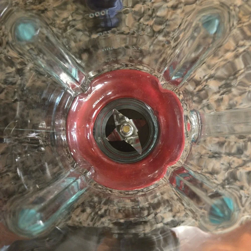Cuisinart 40oz Glass Blender Jar Pitcher Red Lid Base Blade Assembly Replacement